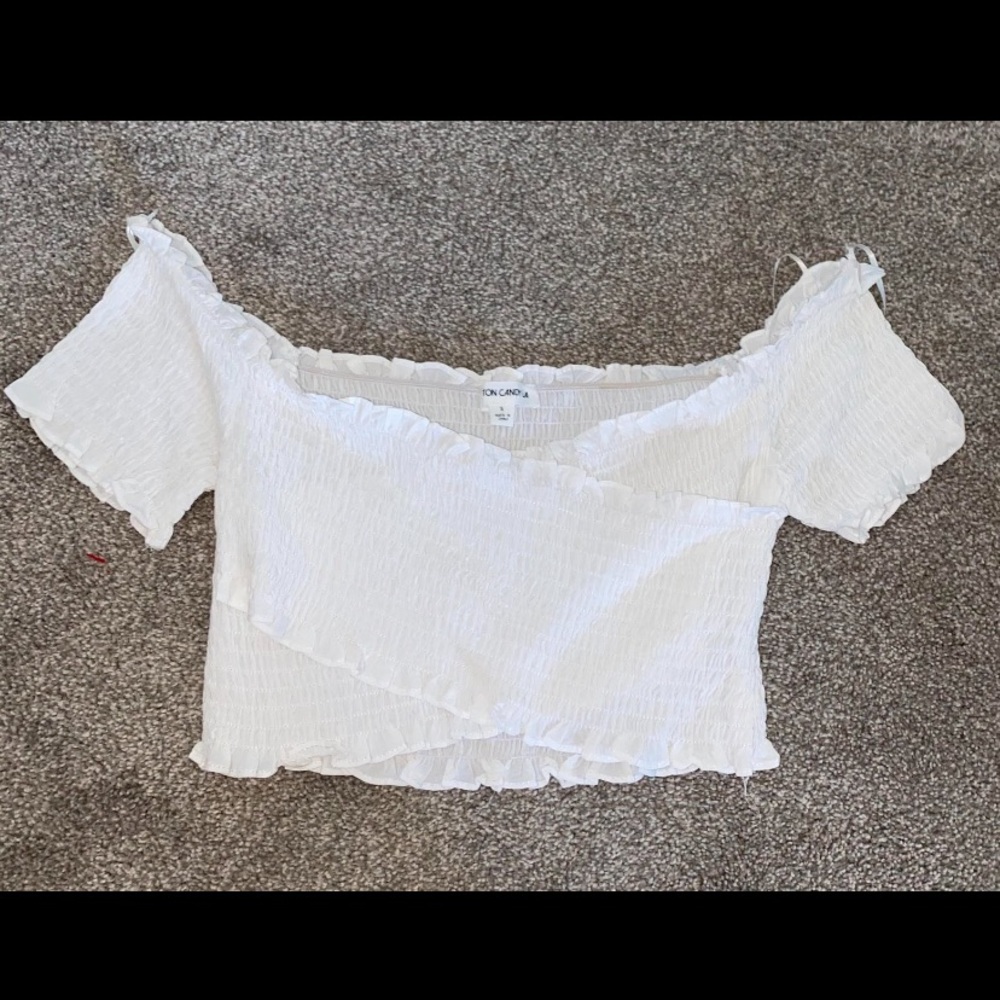 Cotton Candy LA Crosses Crop Top